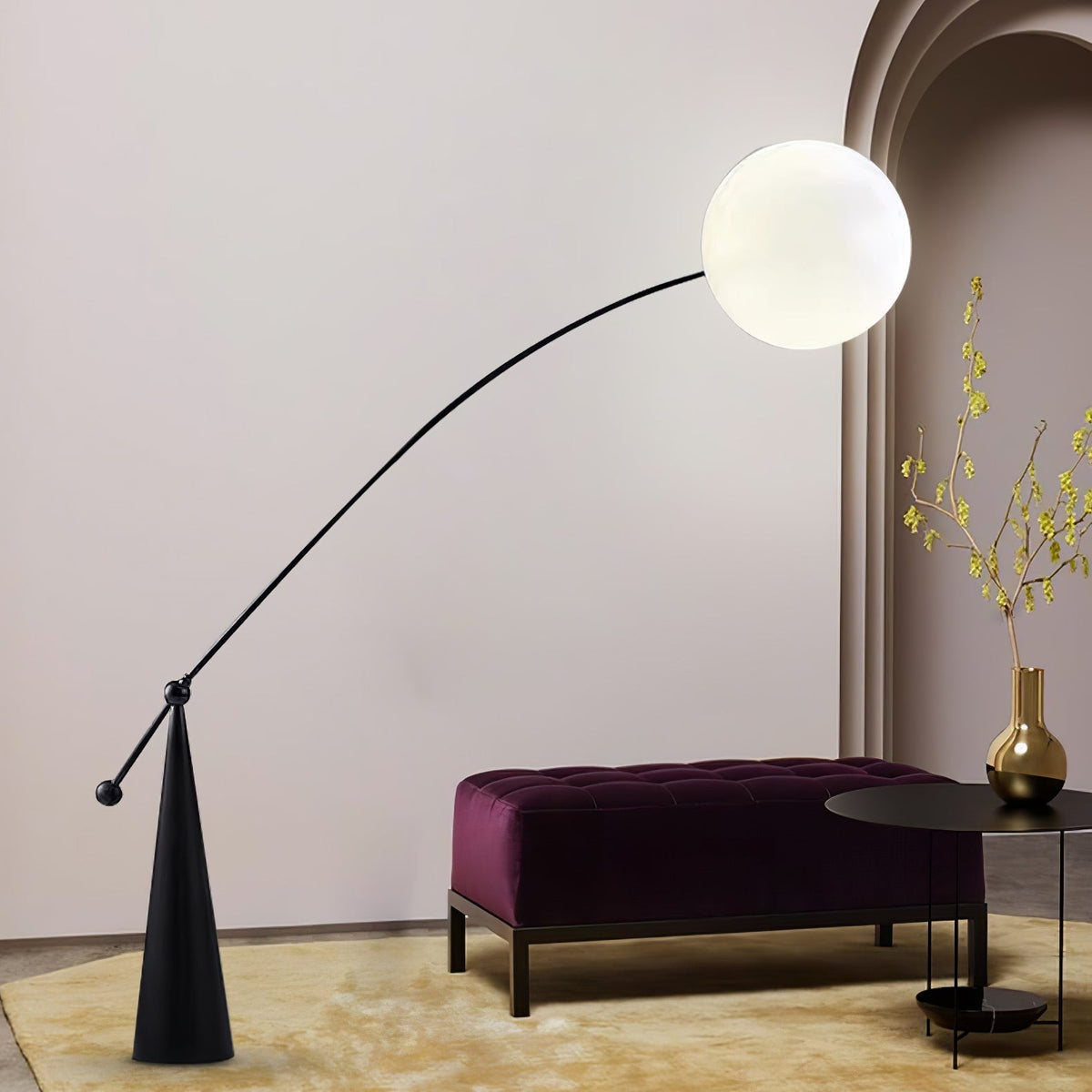 Reach Globe Floor Lamp