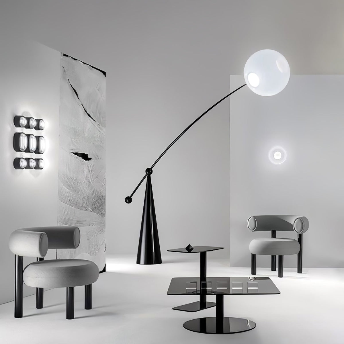 Reach Globe Floor Lamp