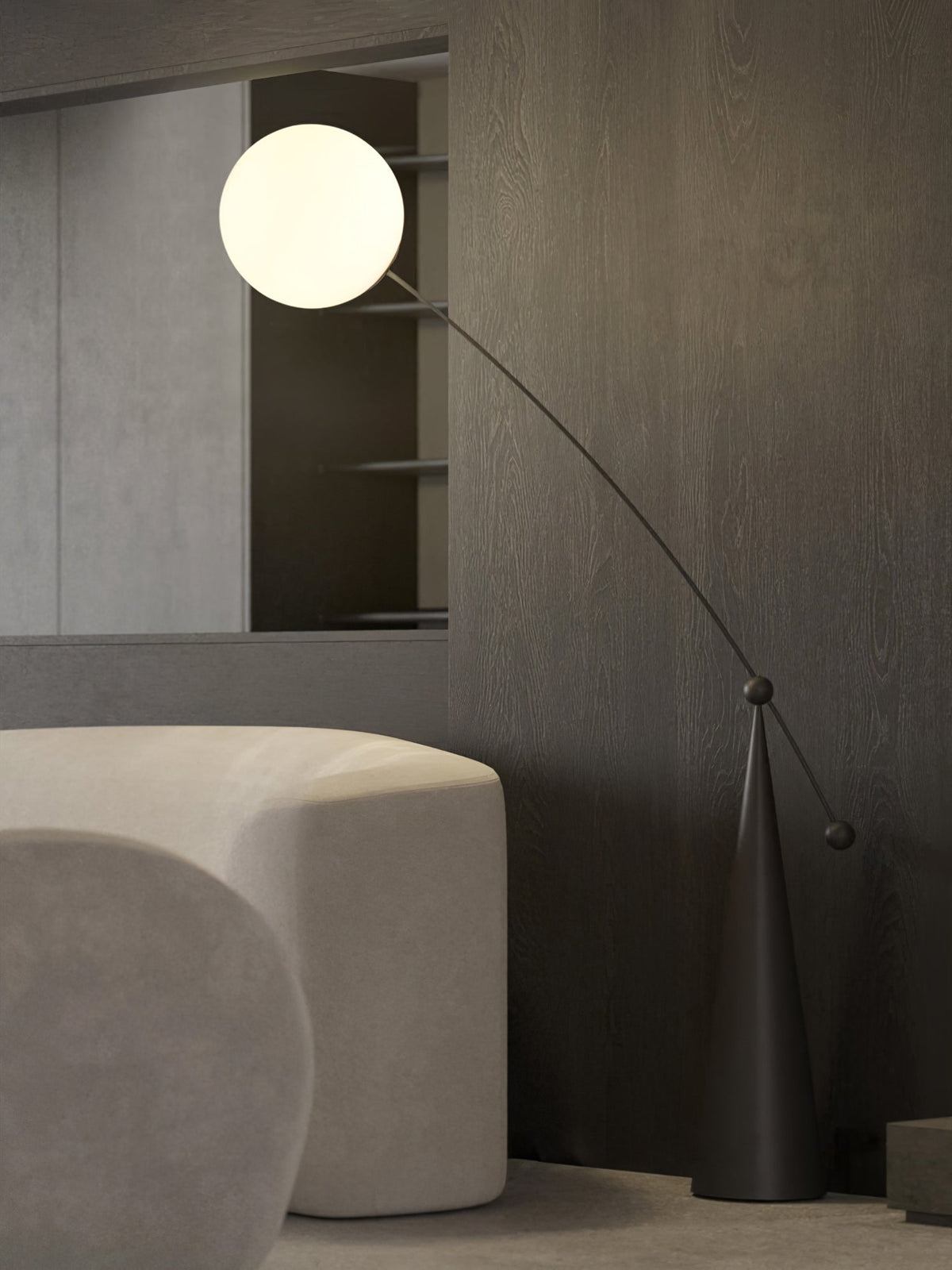 Reach Globe Floor Lamp