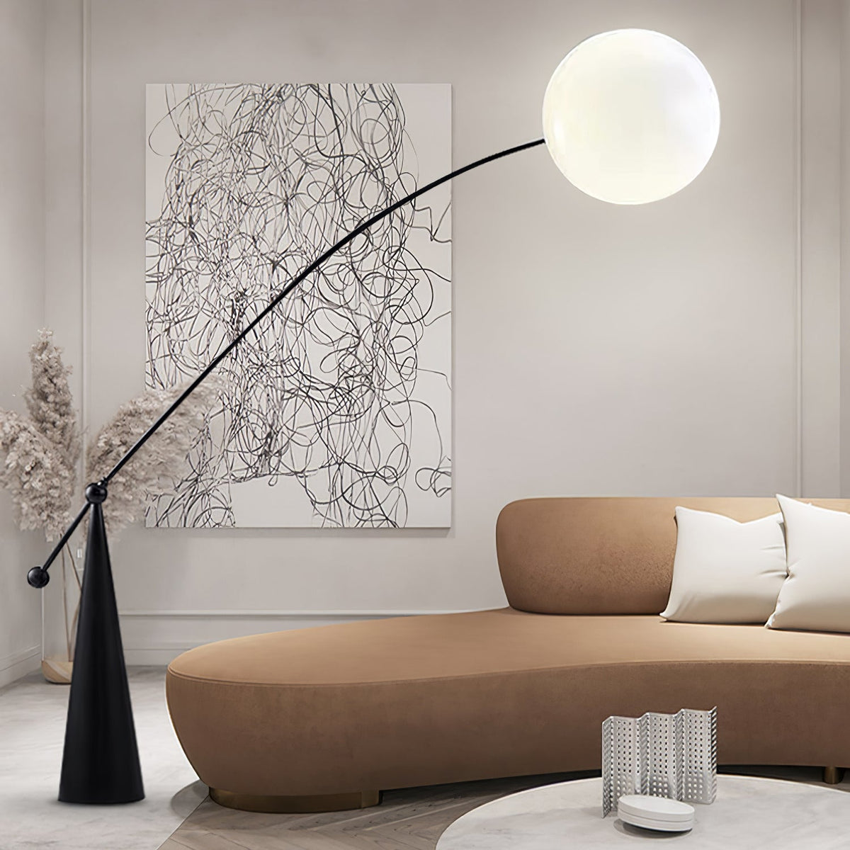 Reach Globe Floor Lamp