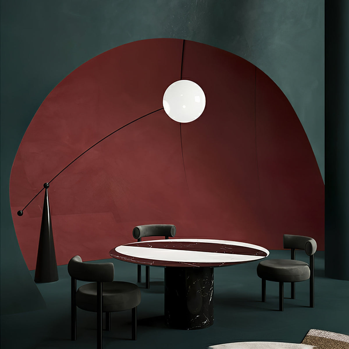 Reach Globe Floor Lamp