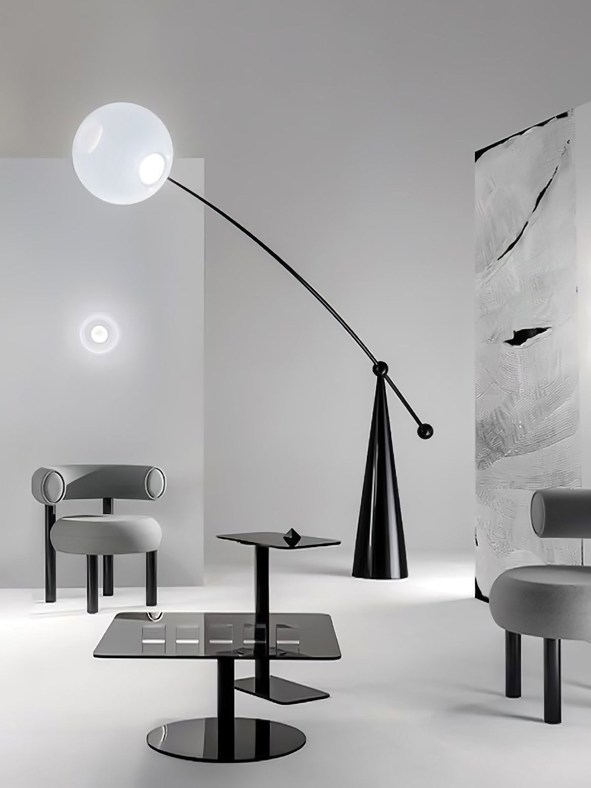 Reach Globe Floor Lamp
