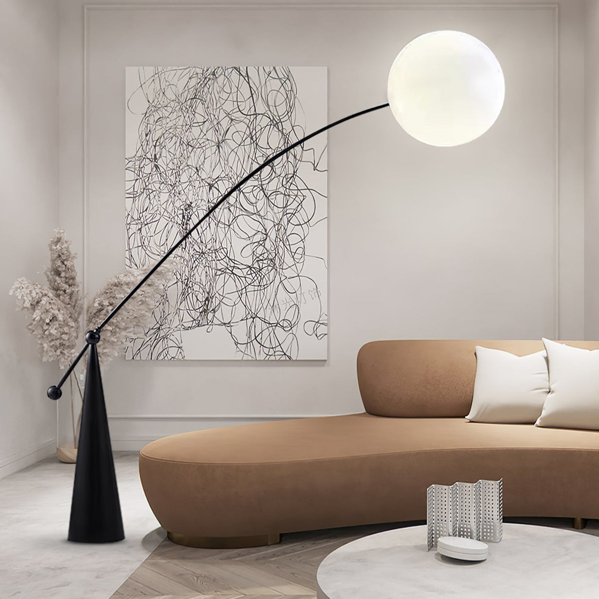 Reach Globe Floor Lamp