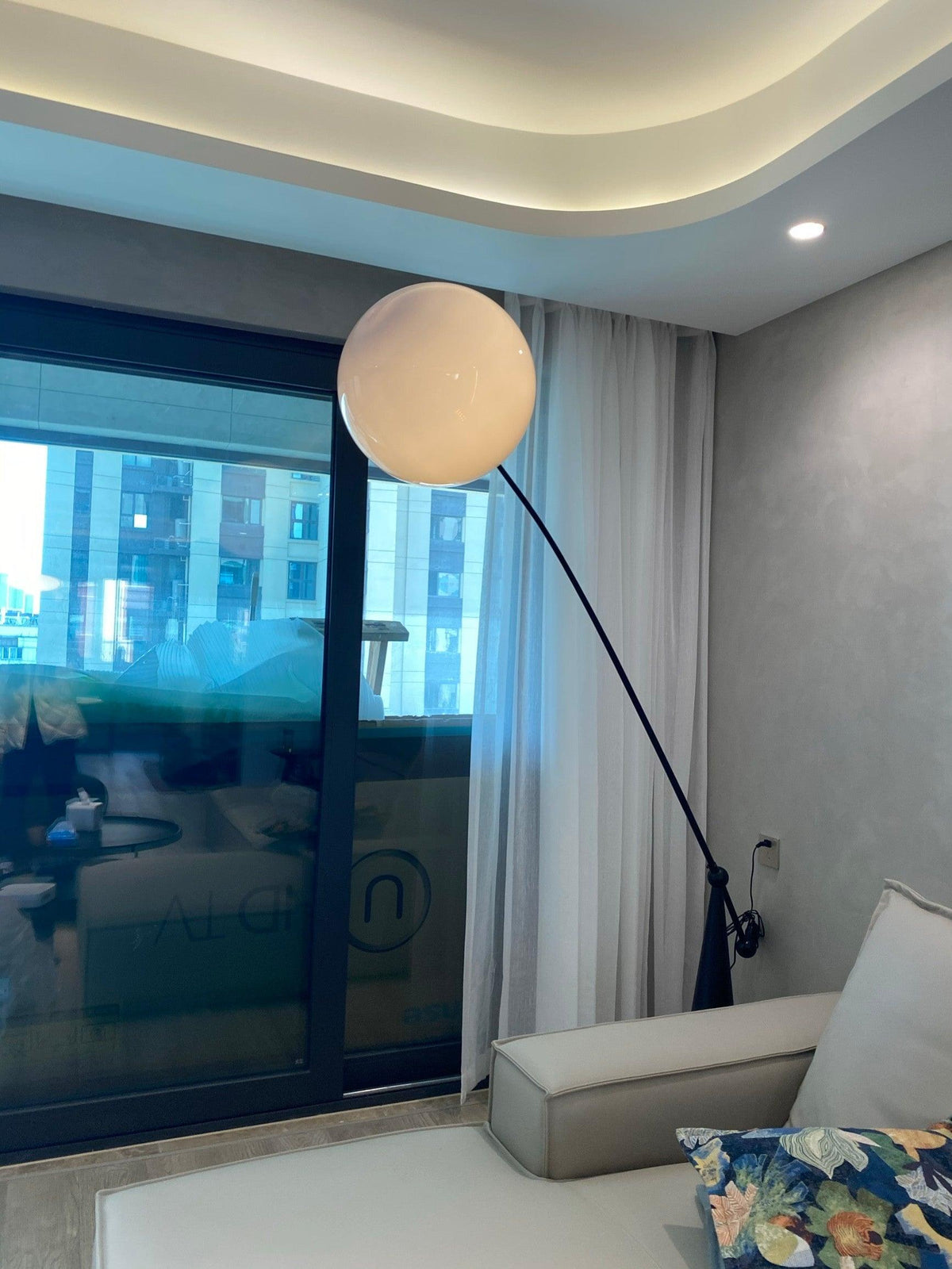 Reach Globe Floor Lamp