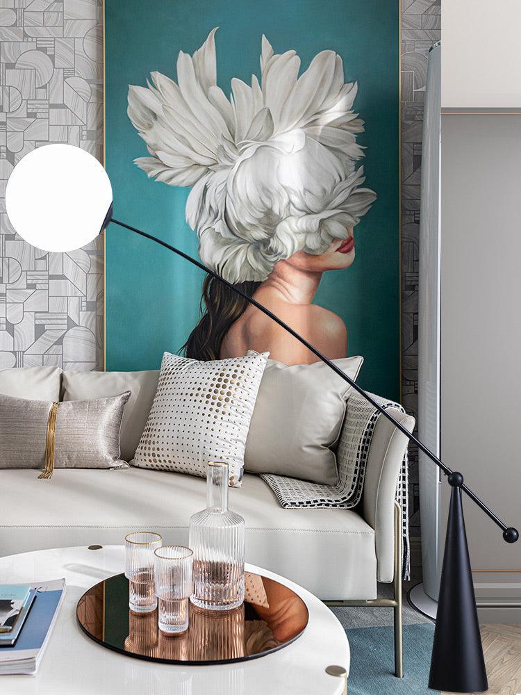 Reach Globe Floor Lamp