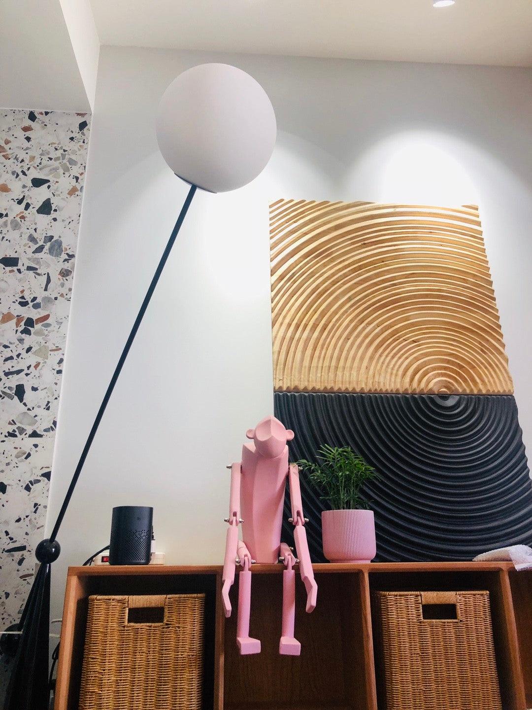 Reach Globe Floor Lamp