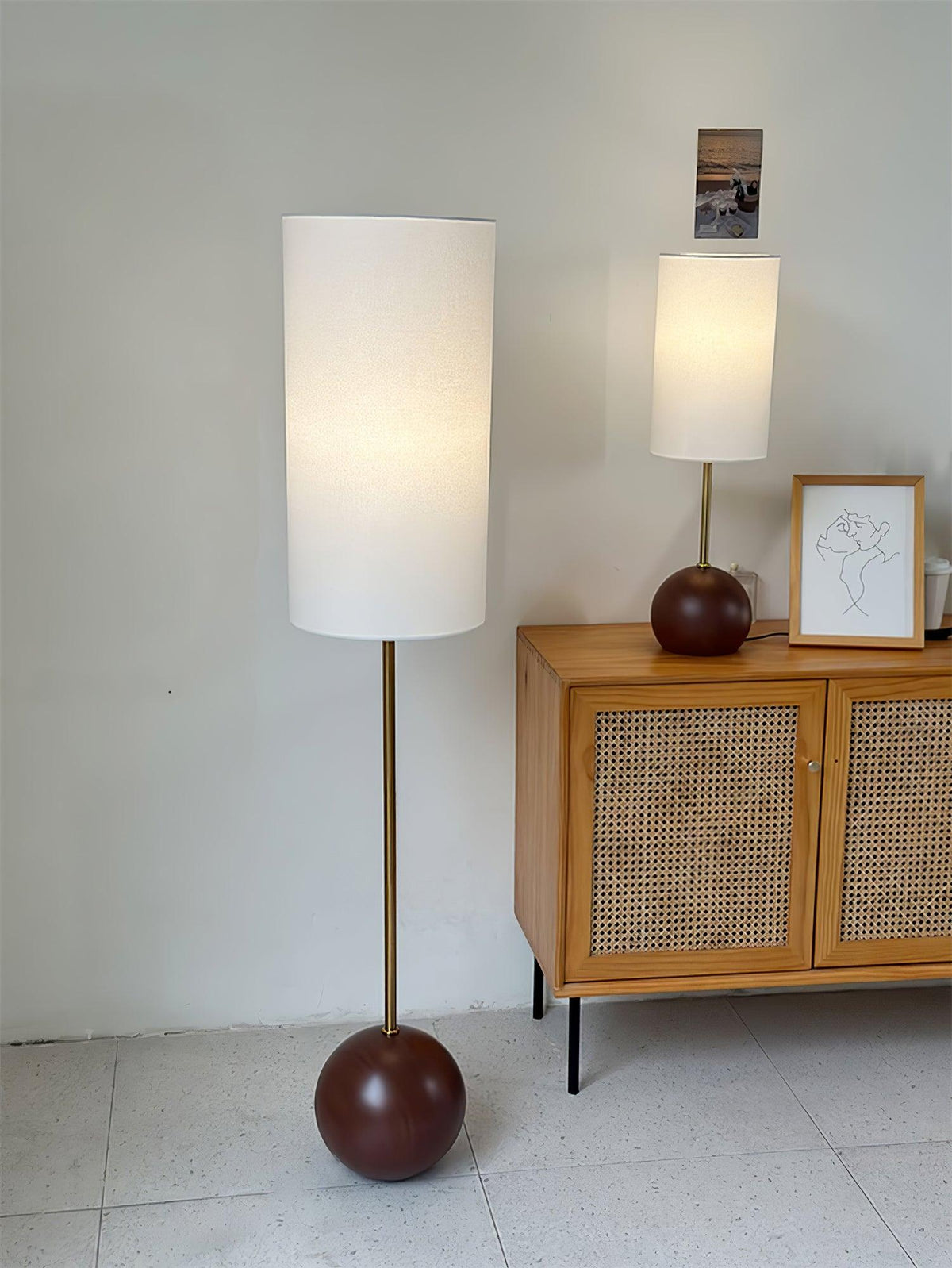 Anchor Sphere Floor Lamp