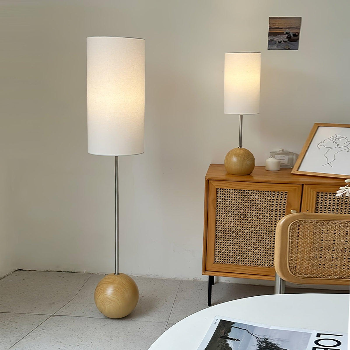 Anchor Sphere Floor Lamp
