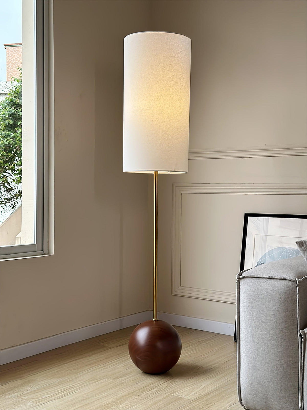 Anchor Sphere Floor Lamp