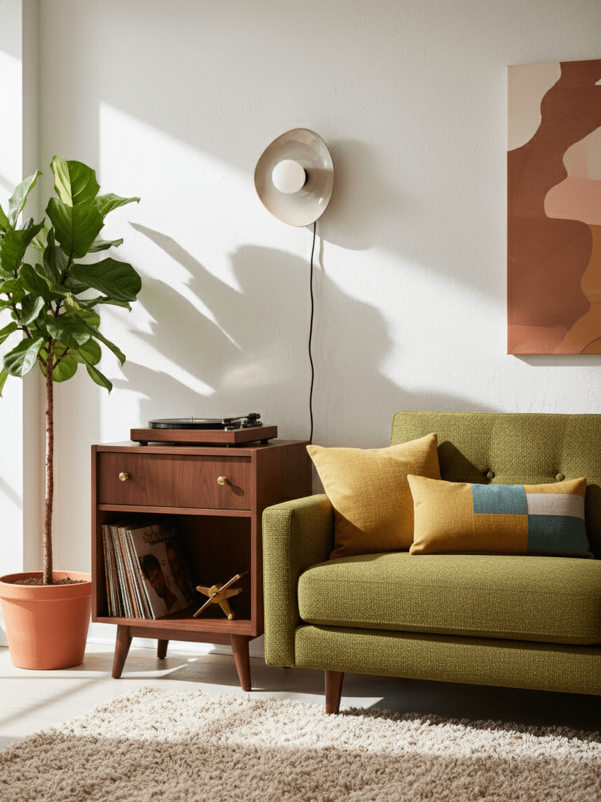 Still Disc Plug-in Wall Light