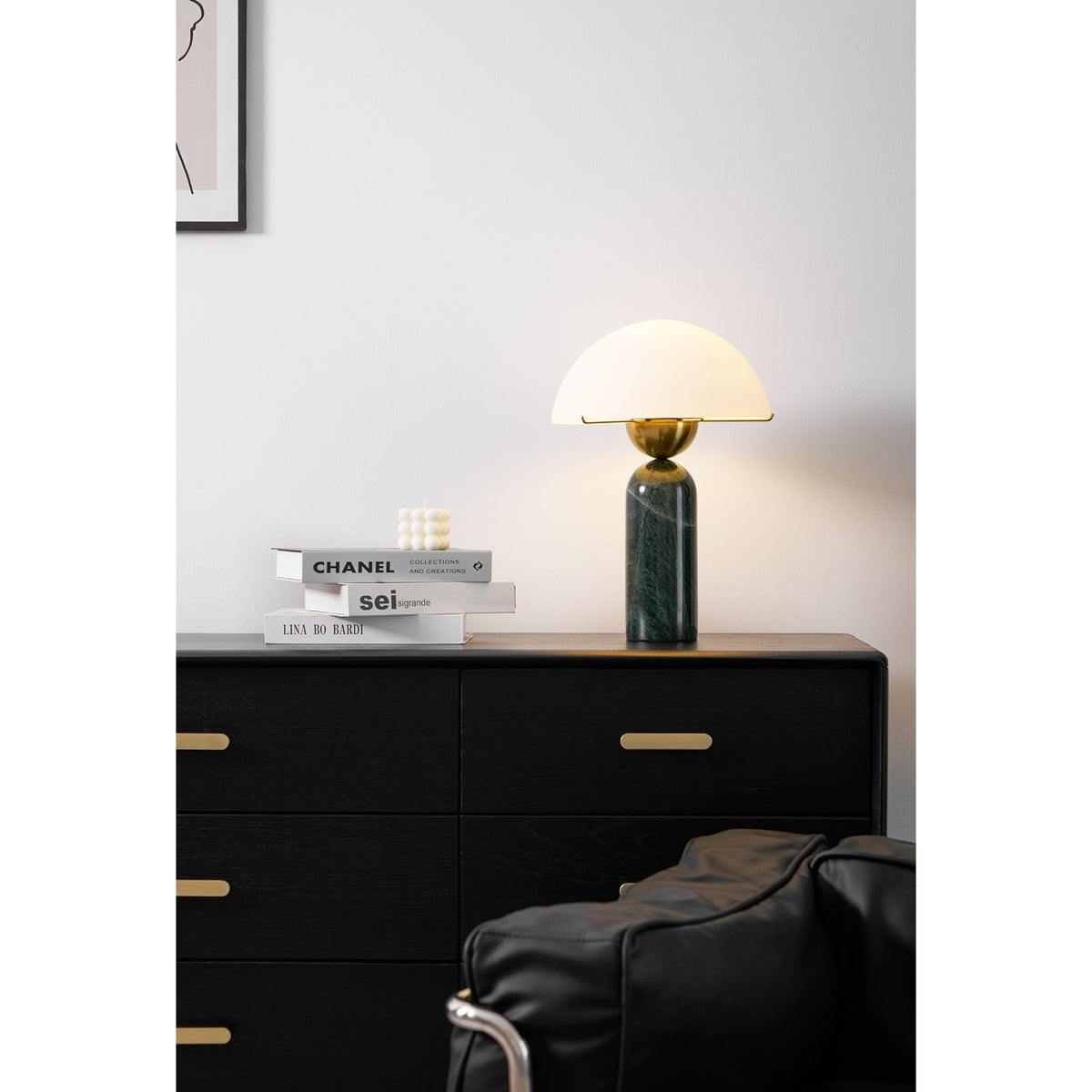 Pale Arc Table Lamp