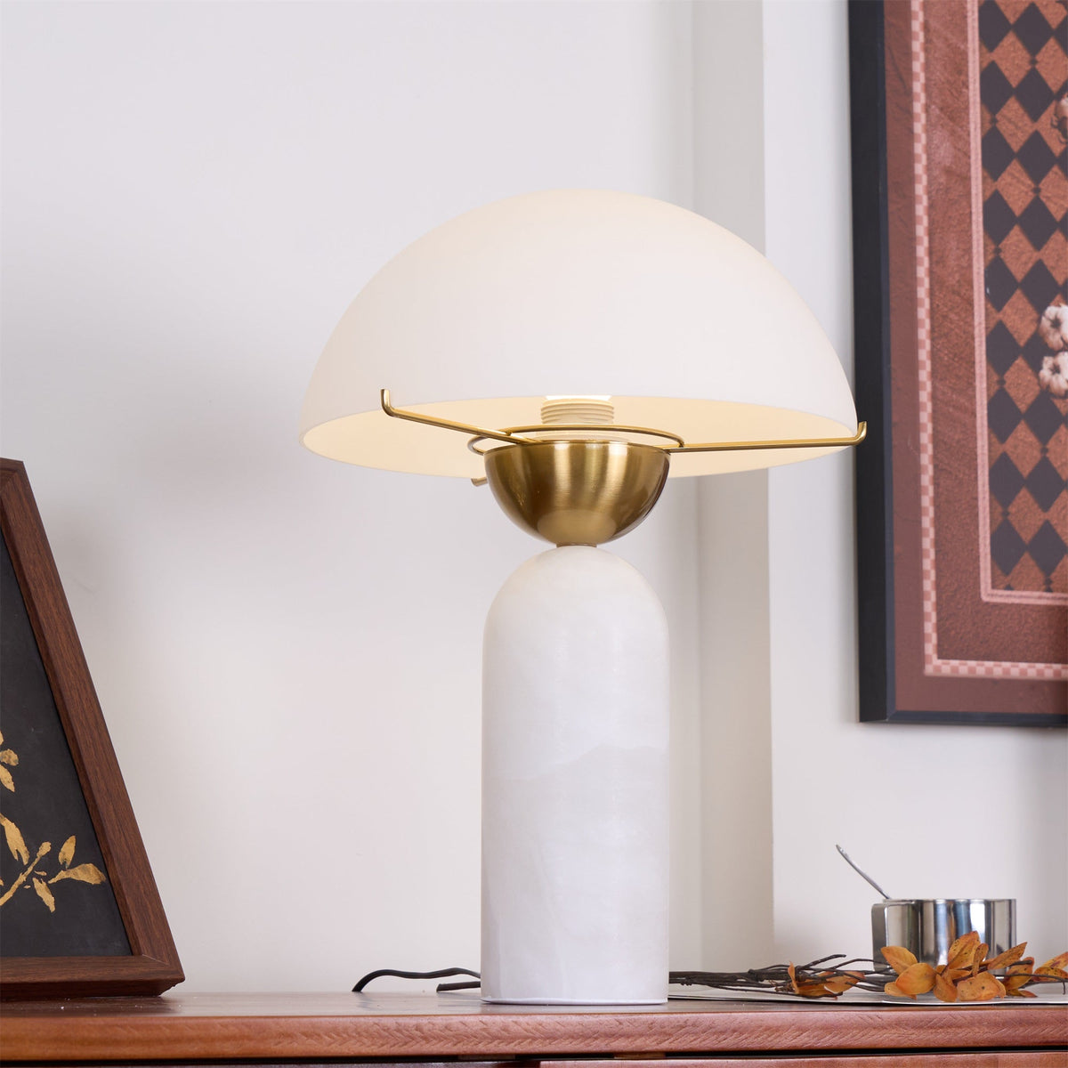 Pale Arc Table Lamp