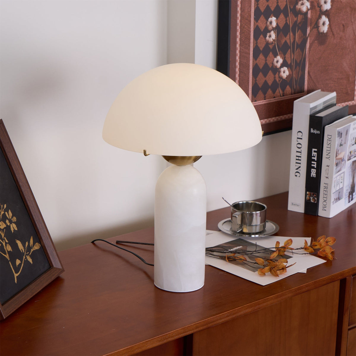 Pale Arc Table Lamp