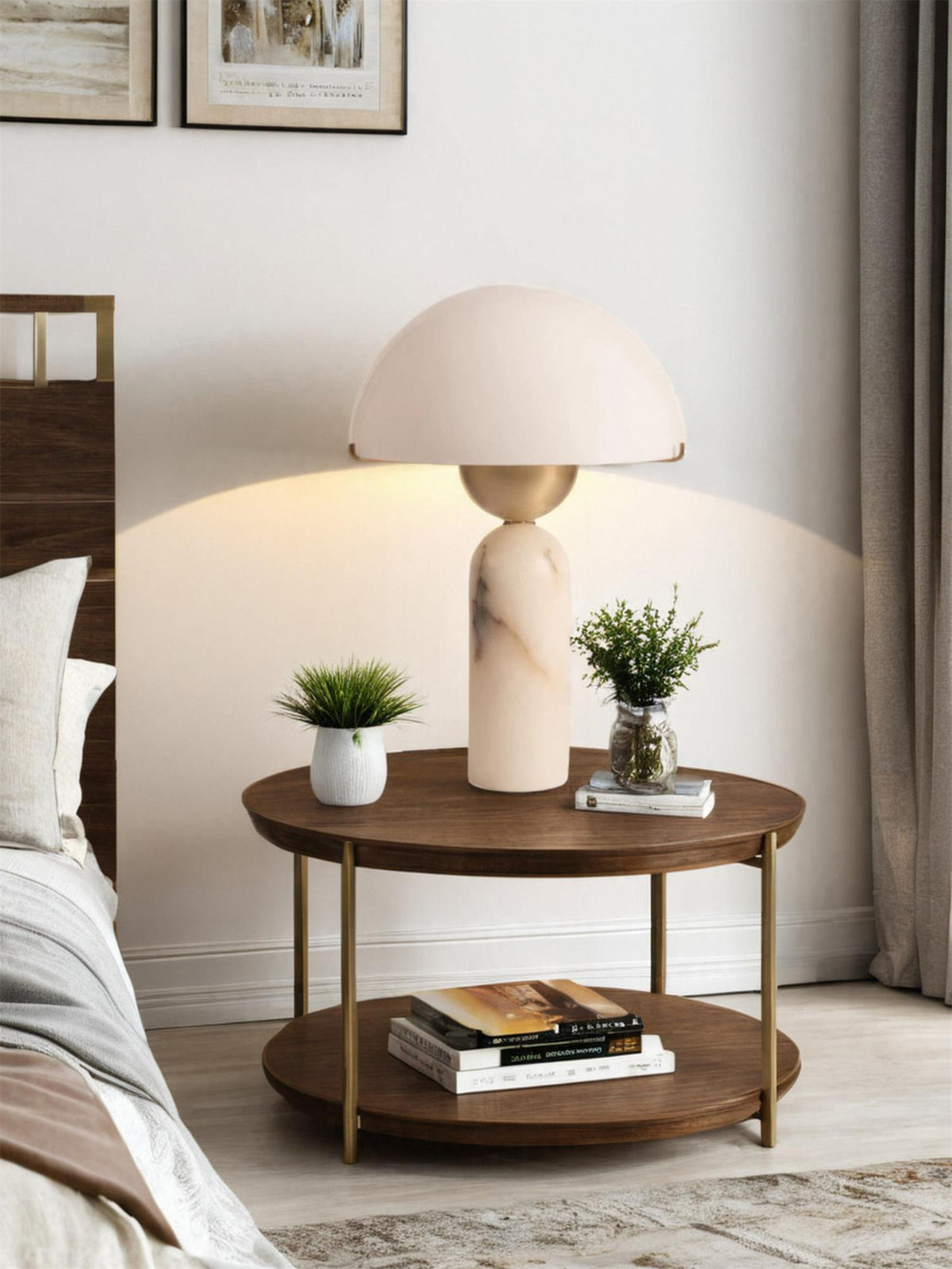 Pale Arc Table Lamp