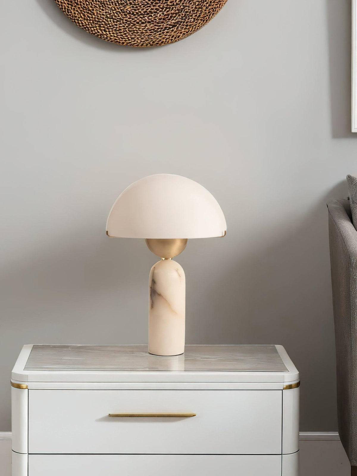 Pale Arc Table Lamp