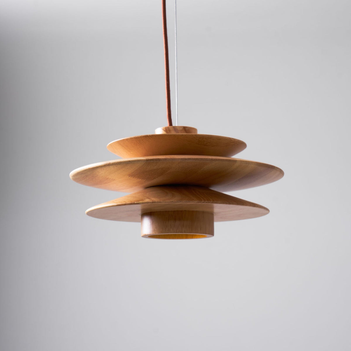 Tier Timber Pendant Light