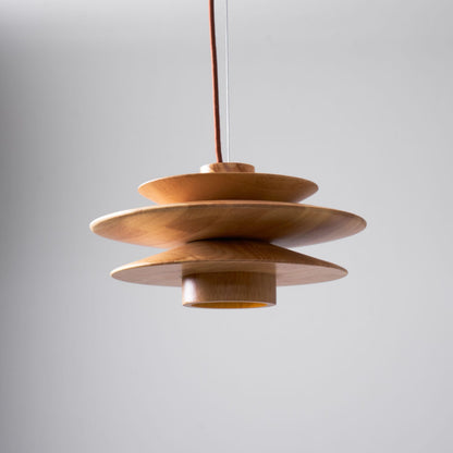 Tier Timber Pendant Light
