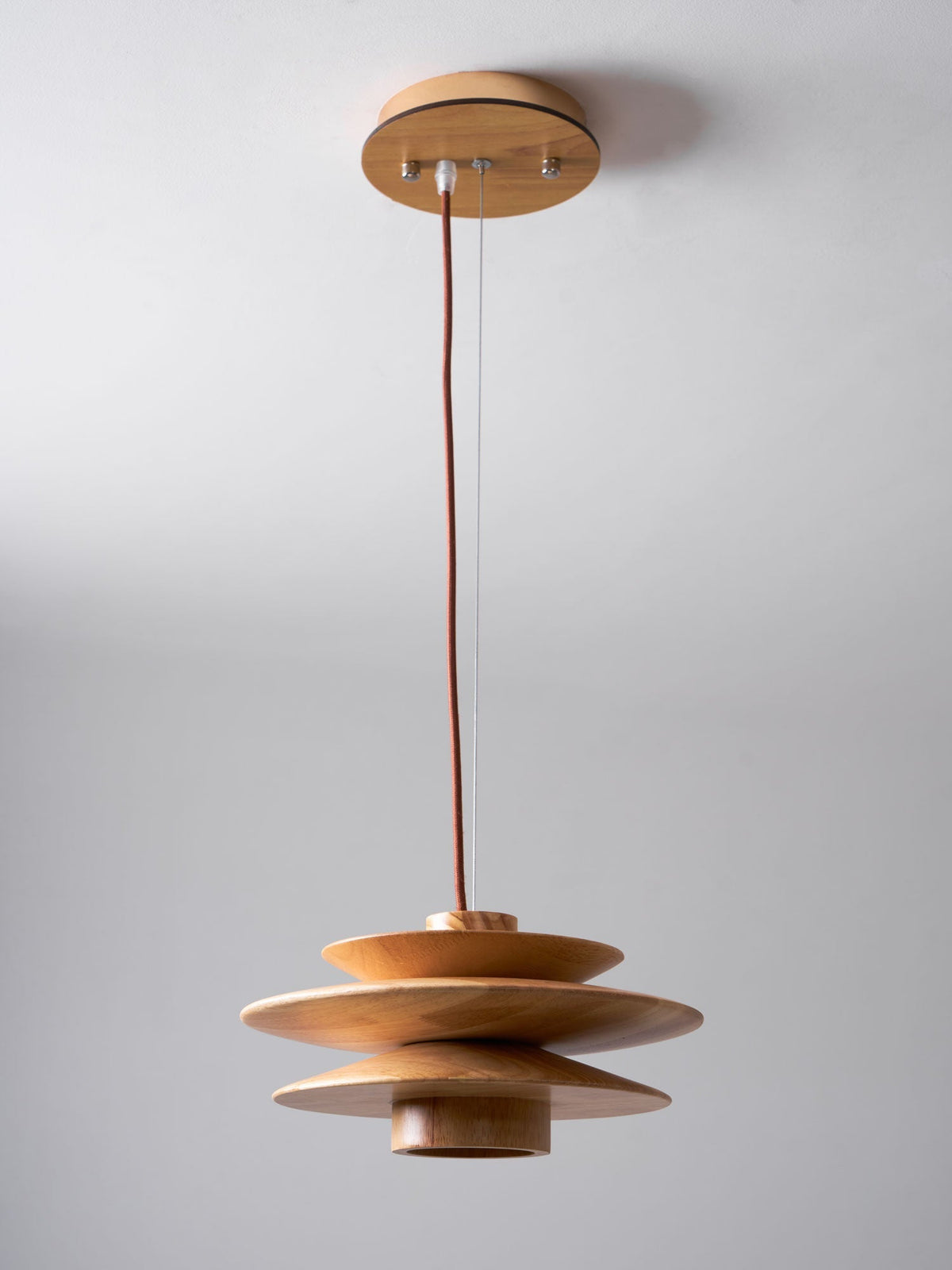 Tier Timber Pendant Light