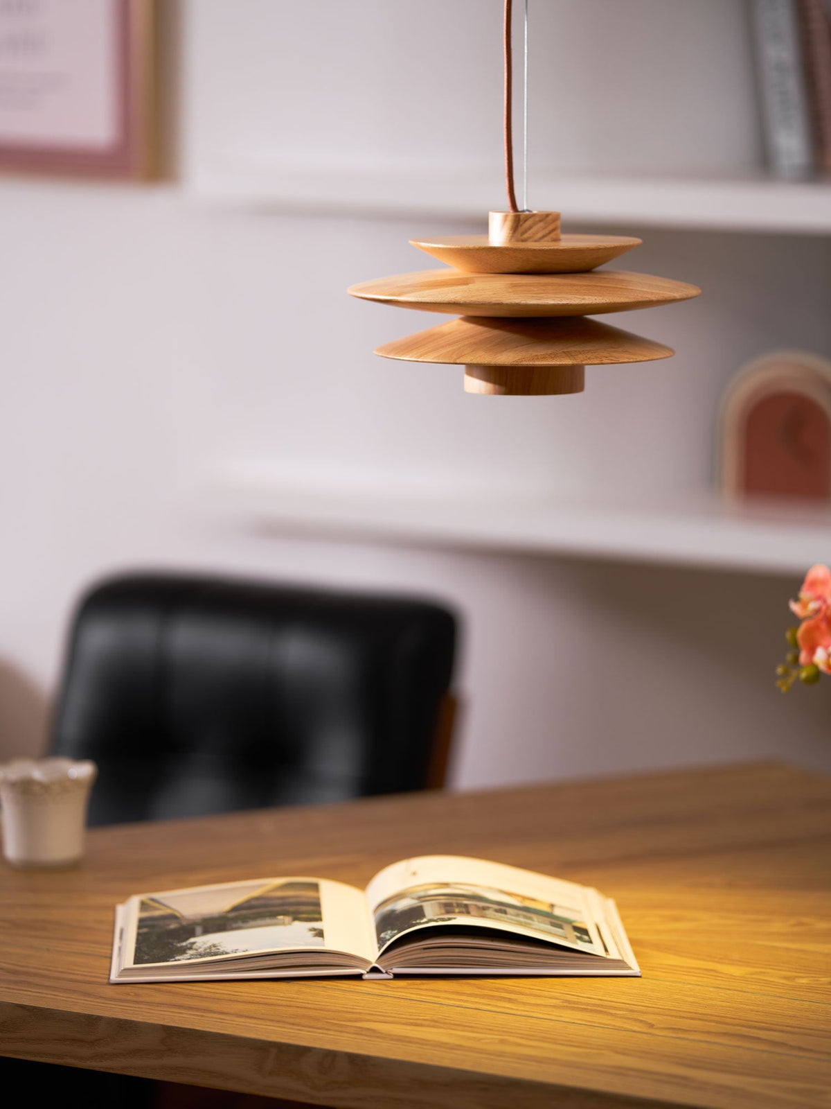 Tier Timber Pendant Light