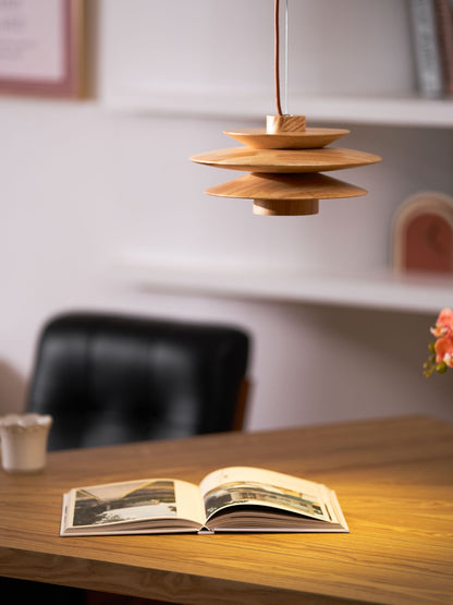 Tier Timber Pendant Light
