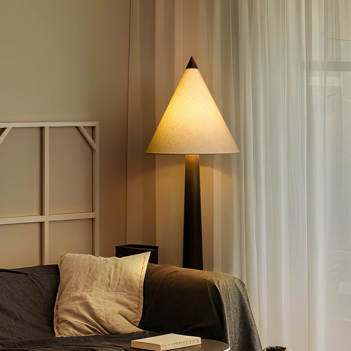 Taper Timber Floor Lamp