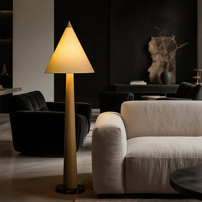 Taper Timber Floor Lamp