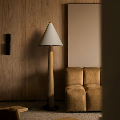 Taper Timber Floor Lamp