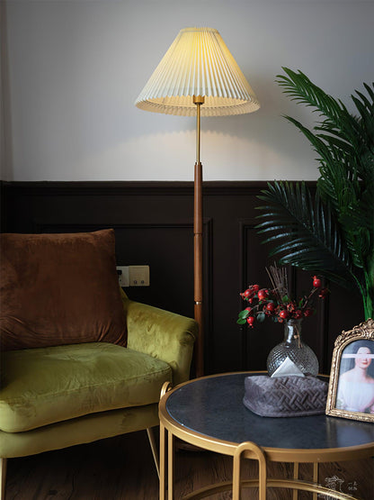 Column Pleat Floor Lamp