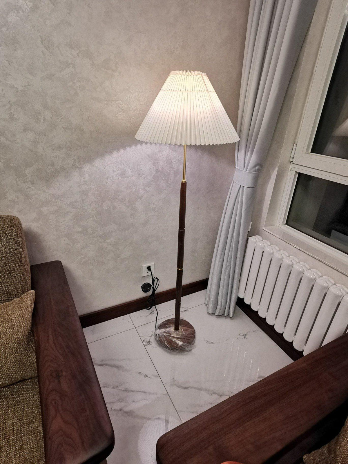 Column Pleat Floor Lamp