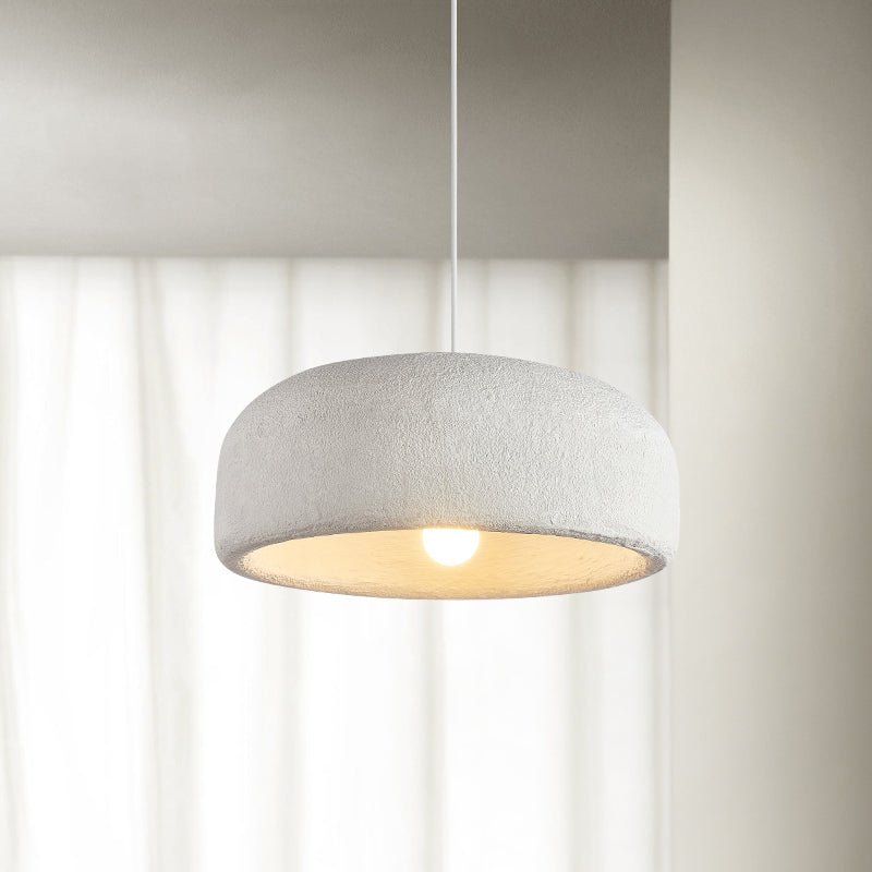 Chalk Drum Pendant Light