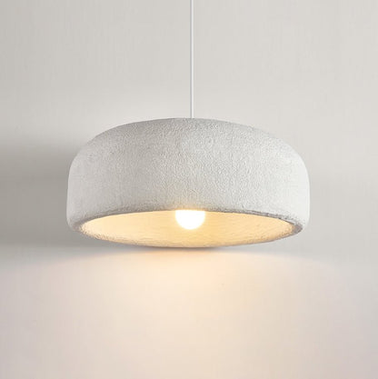 Chalk Drum Pendant Light