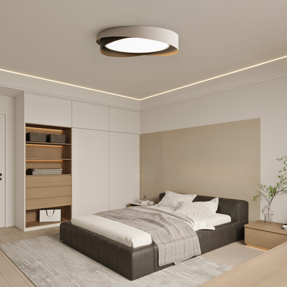 Crossing Ring Ceiling Light