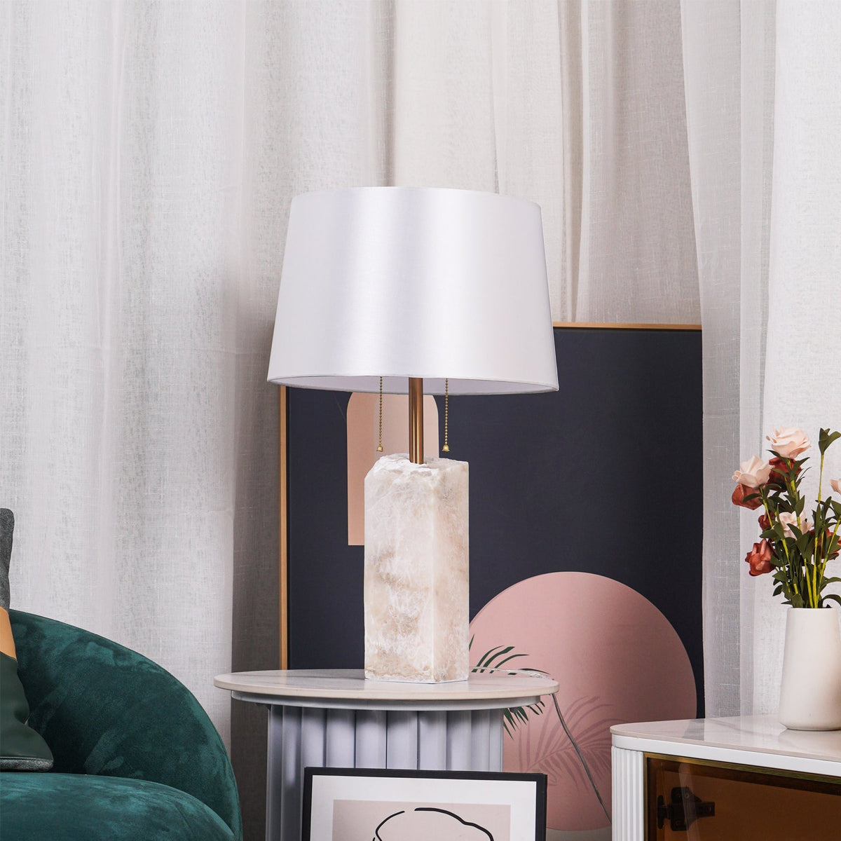 Vein Block Table Lamp