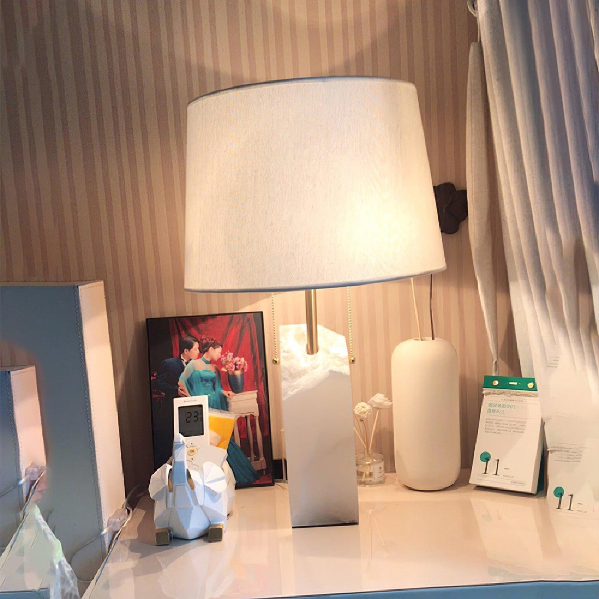 Vein Block Table Lamp