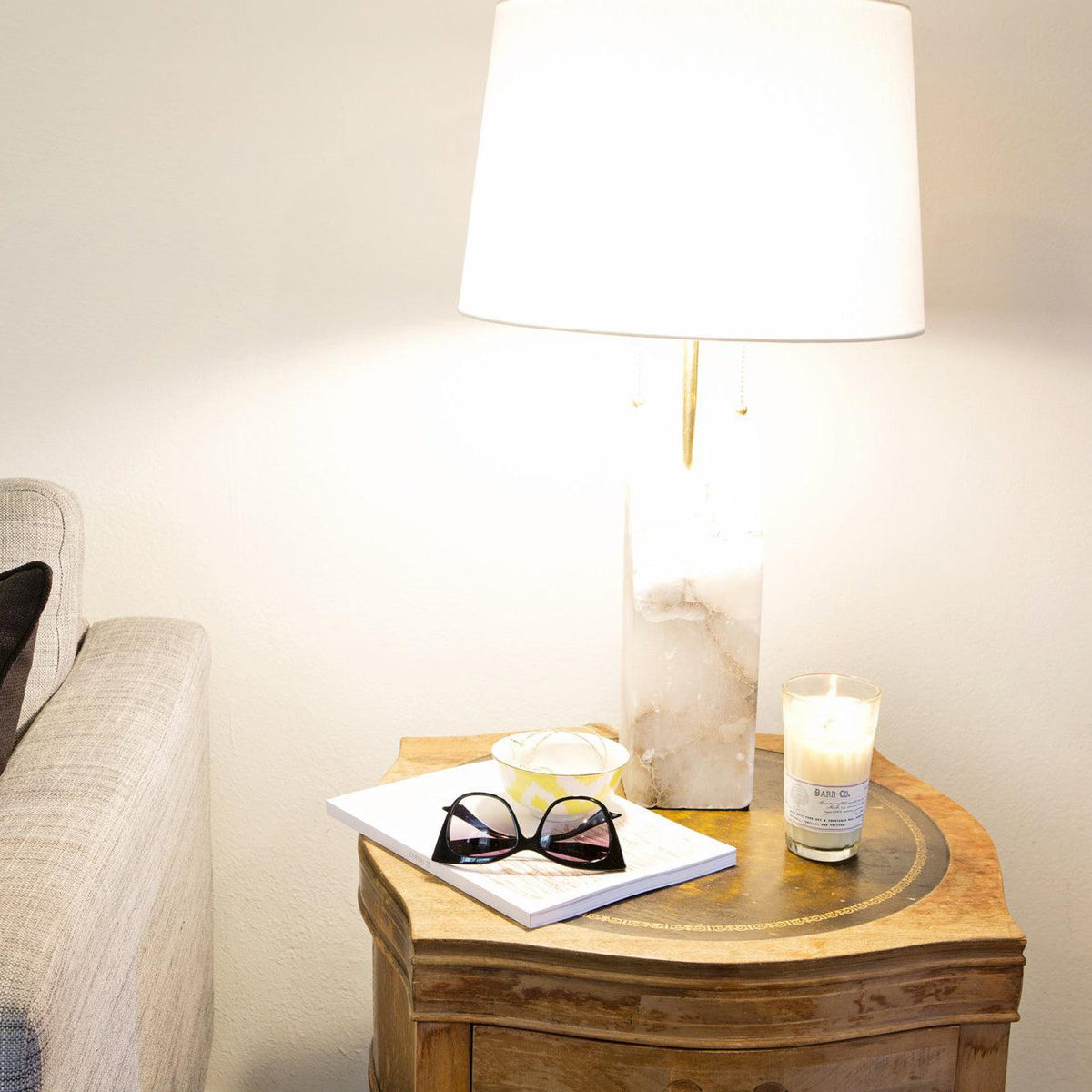 Vein Block Table Lamp