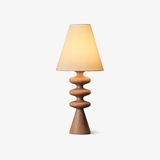Stacked Timber Table Lamp
