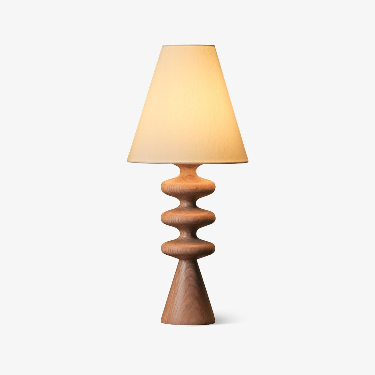 Stacked Timber Table Lamp