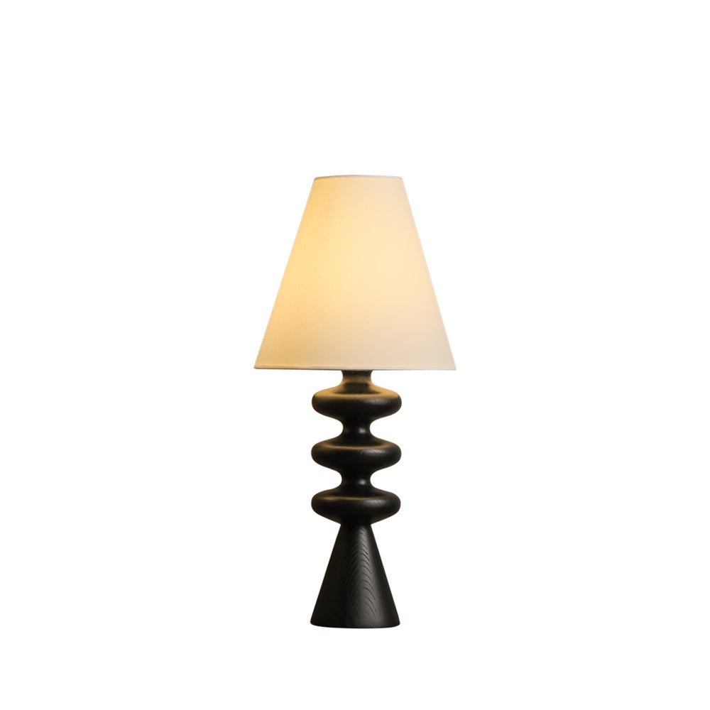 Stacked Timber Table Lamp