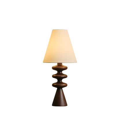 Stacked Timber Table Lamp