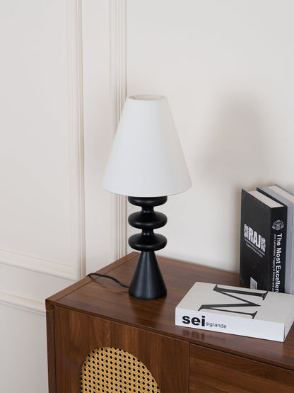 Stacked Timber Table Lamp