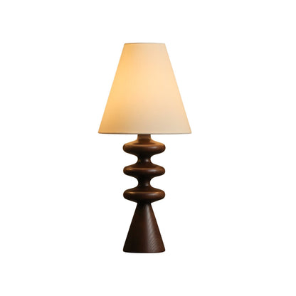 Stacked Timber Table Lamp
