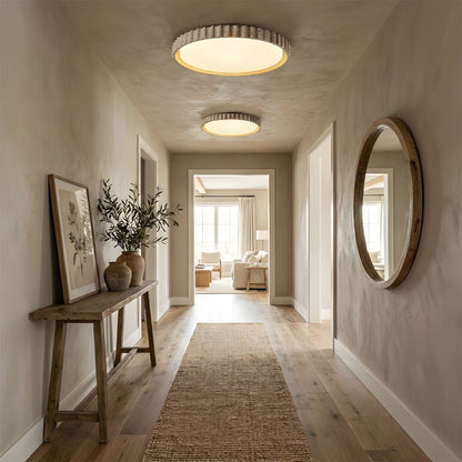 Reed Fluted Ceiling Light