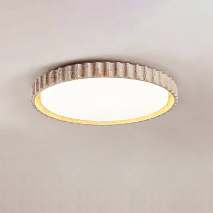 Reed Fluted Ceiling Light