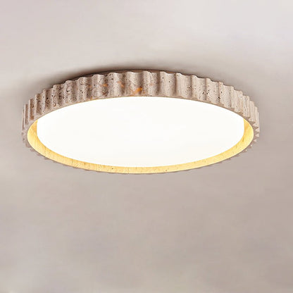 Reed Fluted Ceiling Light