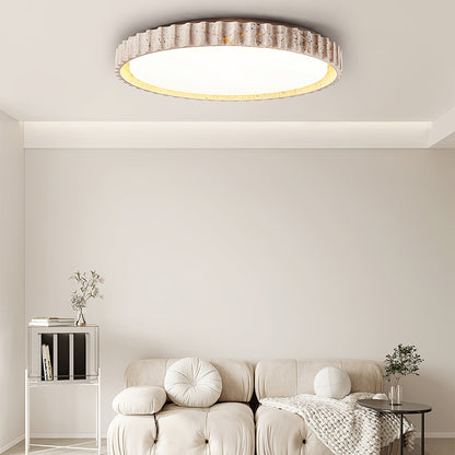 Reed Fluted Ceiling Light