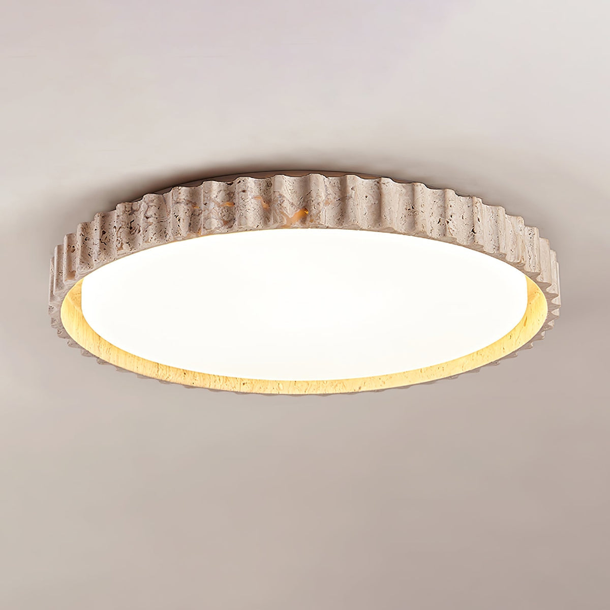 Reed Fluted Ceiling Light