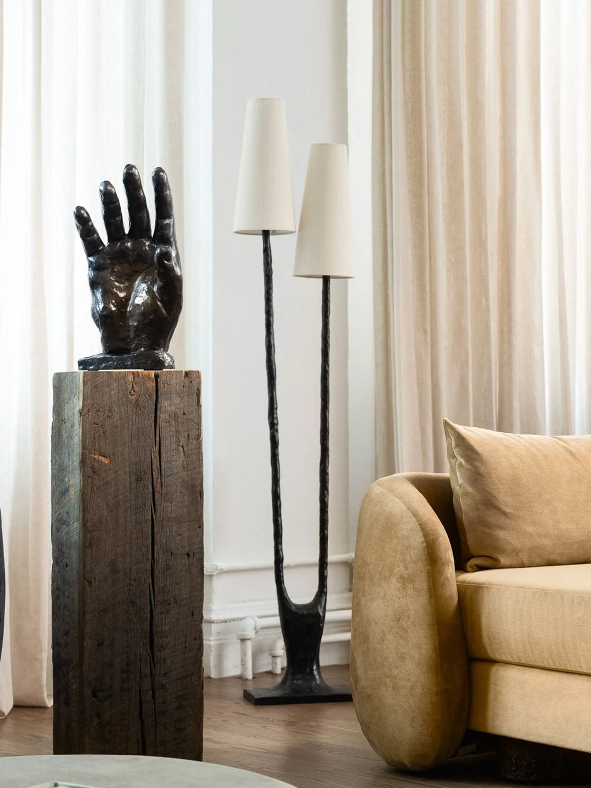 Fork Form Floor Lamp
