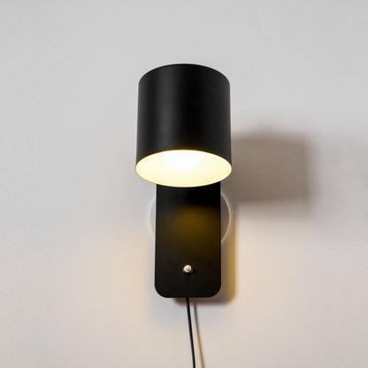 Pivot Cylinder Plug-in Wall Light