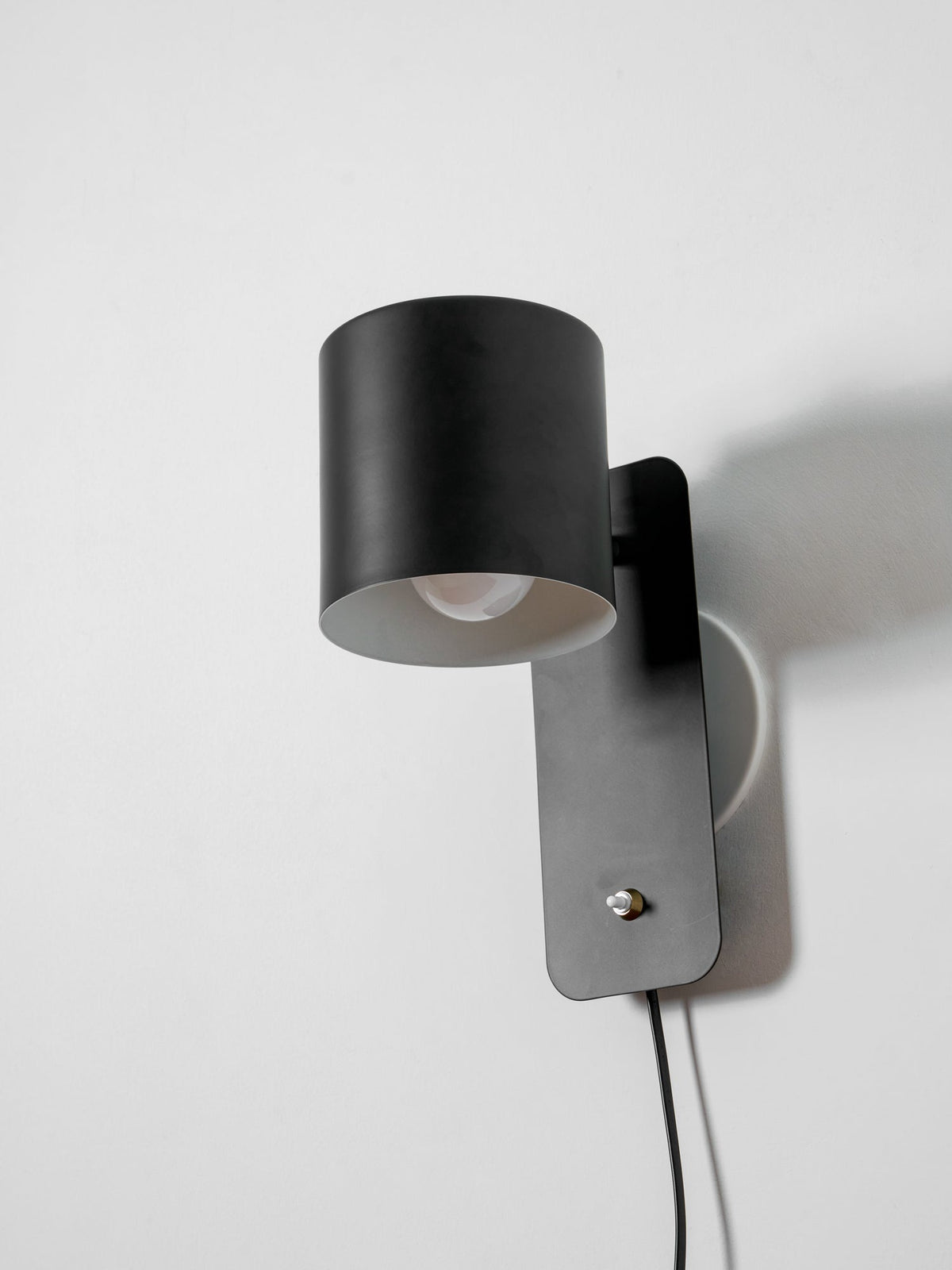 Pivot Cylinder Plug-in Wall Light