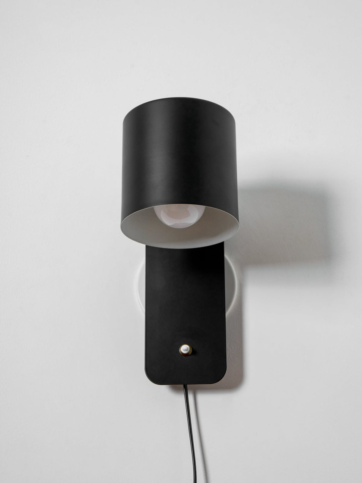 Pivot Cylinder Plug-in Wall Light